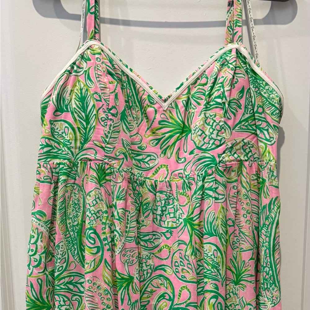NWT Lilly Pulitzer Heidi Cotton Maxi Dress Size 14